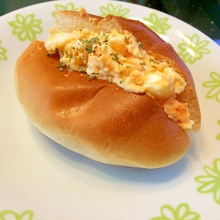 超簡単!!ロールパンで卵サンド♡
